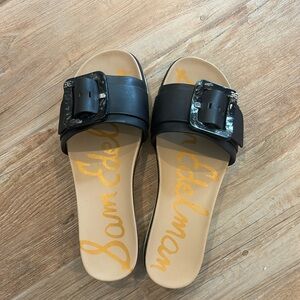 Sam Edelman Black Slide Sandals ariane